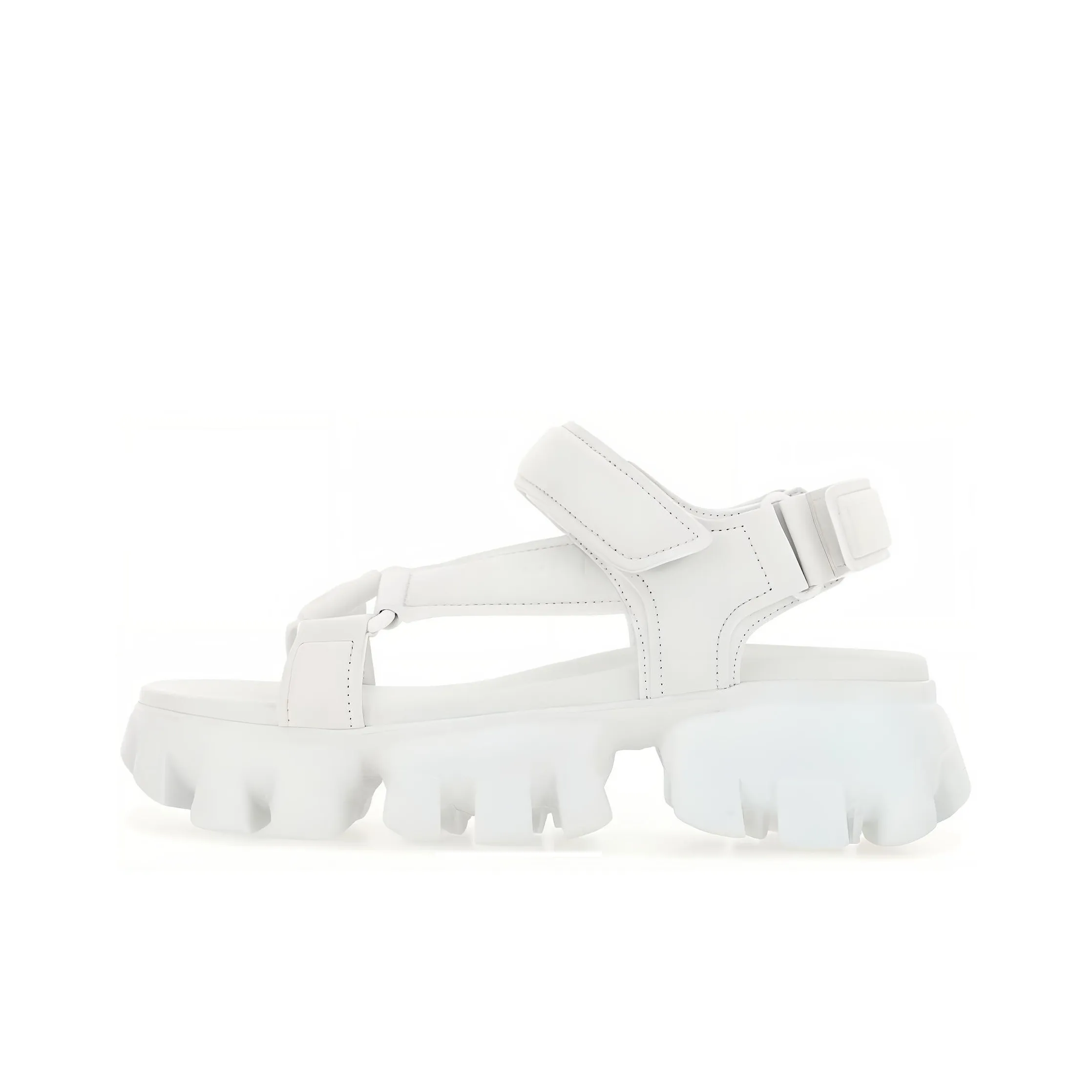 PRADA Sporty Beach Sandals Women's White