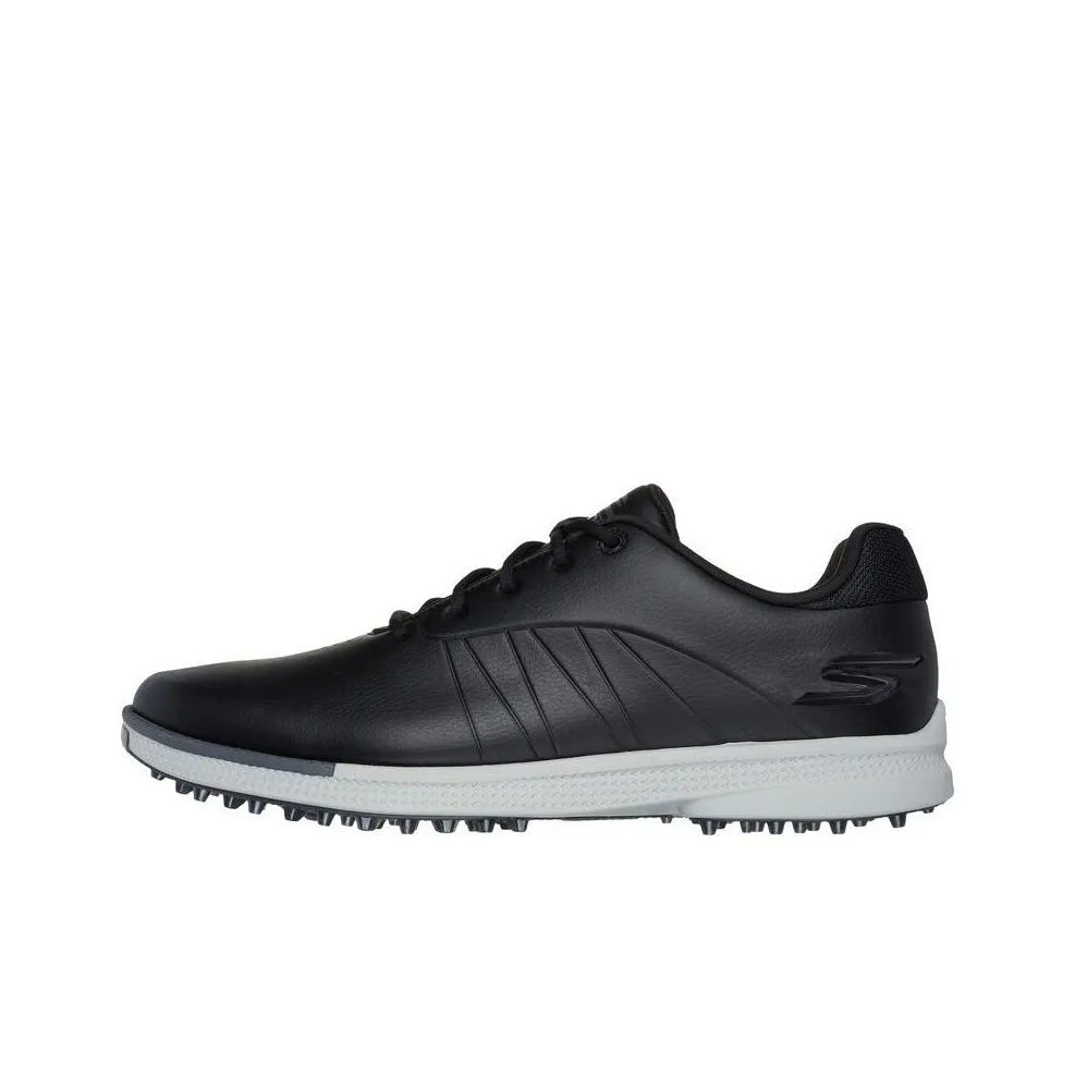 Skechers Go Golf Wear-Resistant Low-Top Golf Shoes Men's Black Gray Color