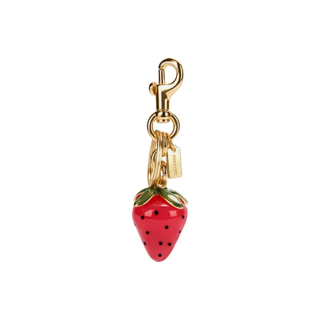 COACH Resin Pendants Unisex Red