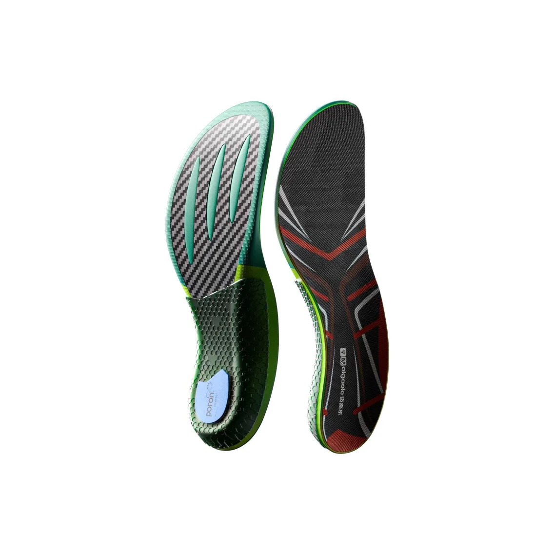 maigaole ПУ (полиуретан) + гель + углеродное волокно Стельки унисекс