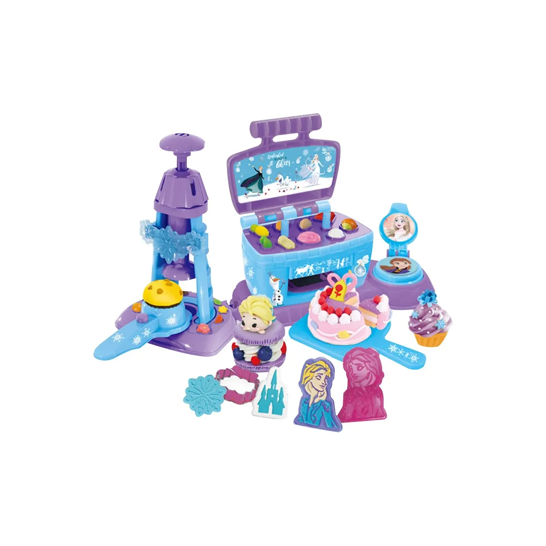 Disney Эльза Frozen Collection Торт Мороженое Dessert Набор Развивающие игрушки