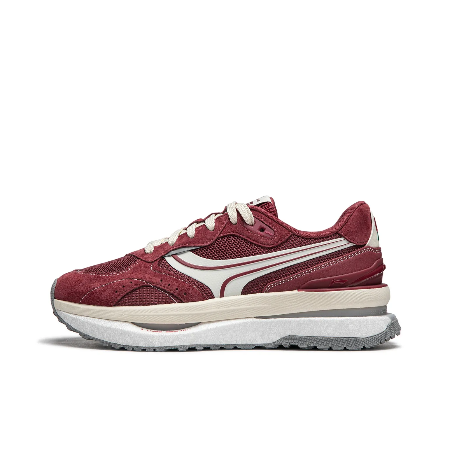 LiNing Honor RENEW Cushioning Anti-Slip Wear-Resistant Breathable Support Rebound Low-Top Casual Shoes Women's Red