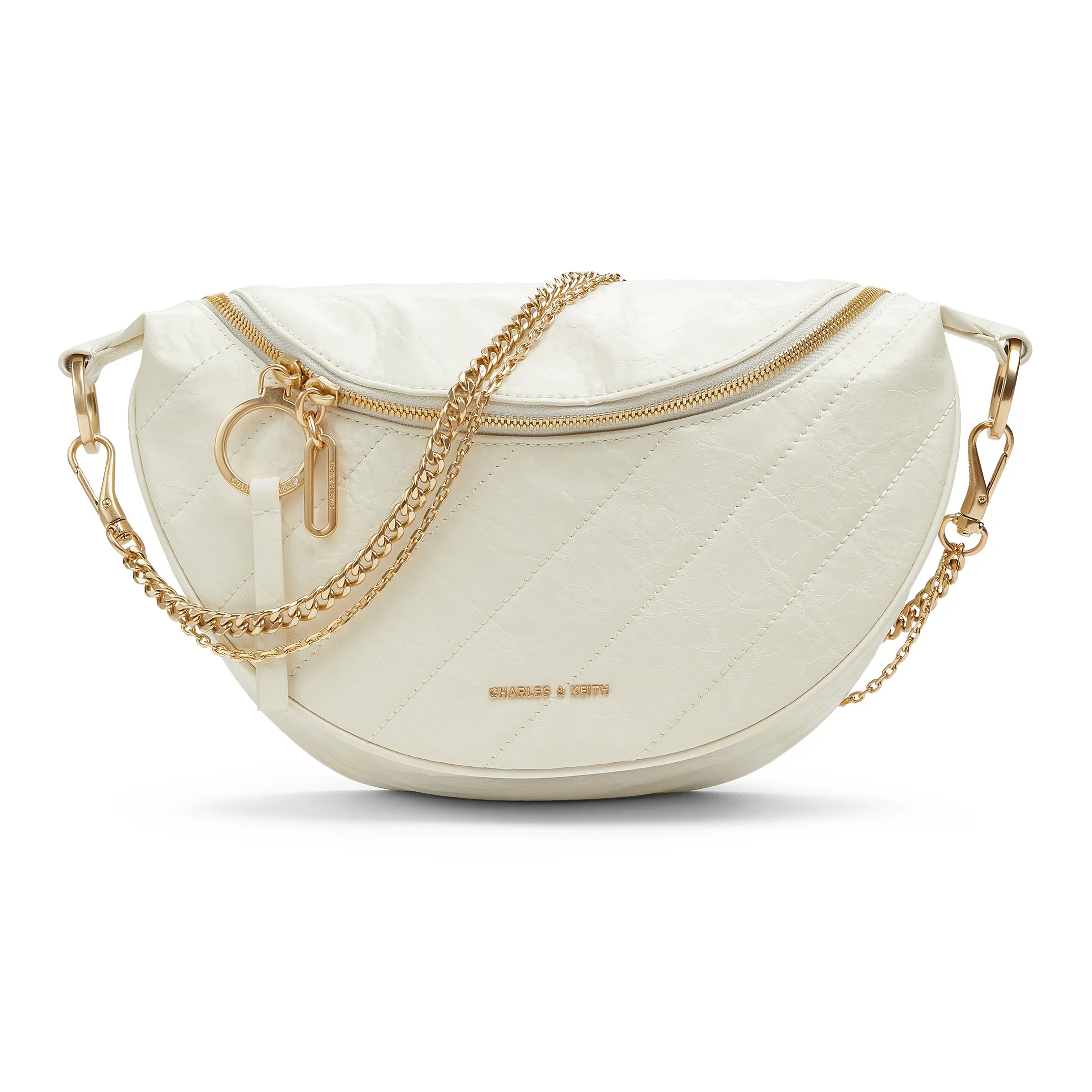 CHARLES KEITH ПУ (полиуретан) Сумка через плечо Средняя Женская Многоцветная