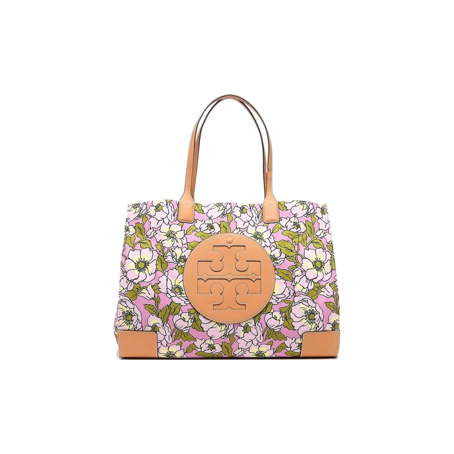 TORY BURCH Ella Полиэстер Искусственная кожа Тоут Сумка Сумка для покупок Сумка Сумка через плечо Стандартная Женская Многоцветная