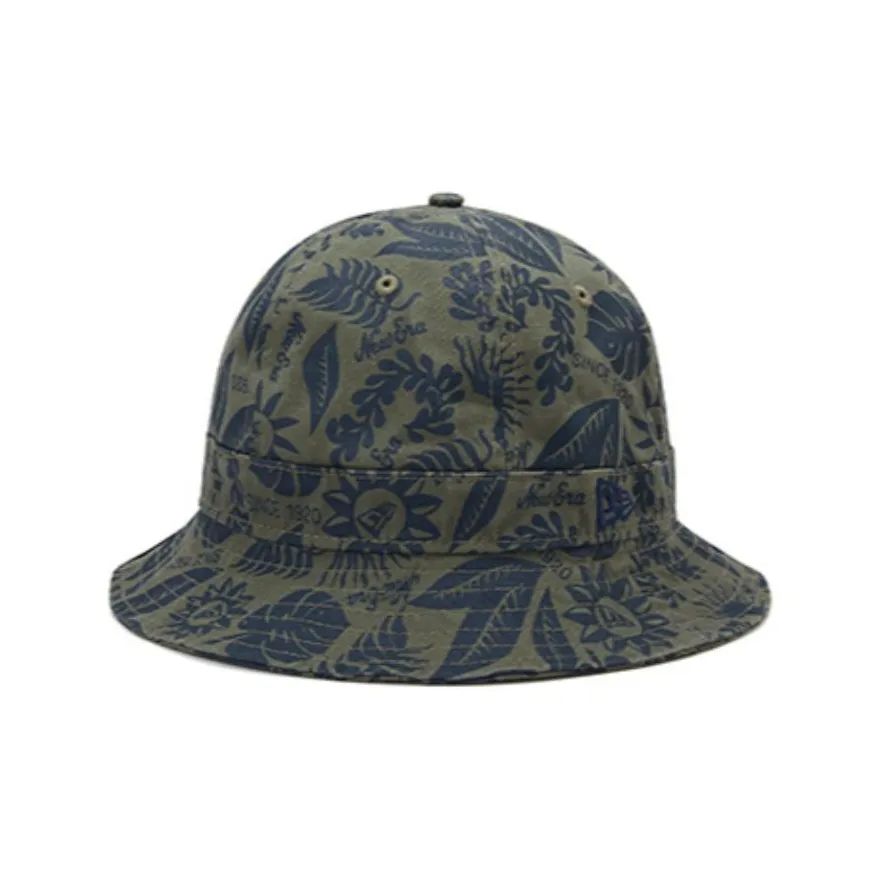 New Era Bucket Hats Unisex Оливковый