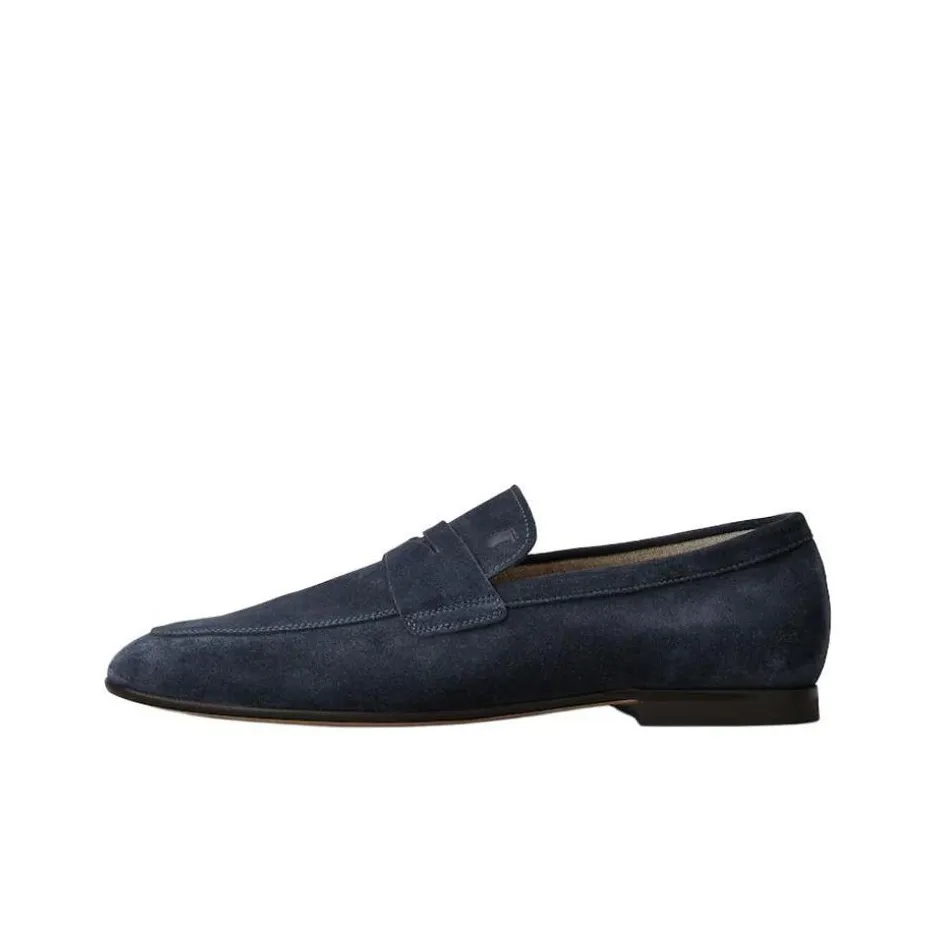 TOD'S Suede Slip on Loafers