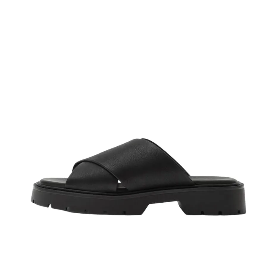 ZARA Slide Slippers Men's Black