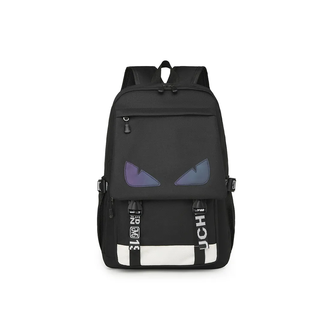 Kaka Tree Nylon Backpack Laptop Bag Black