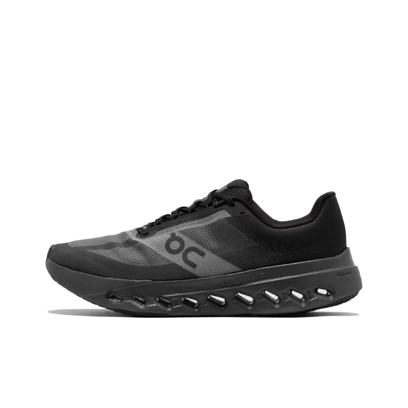 On Cloudsurfer Anti Slip Wear Resistant Low Top Running Shoes Women's Black