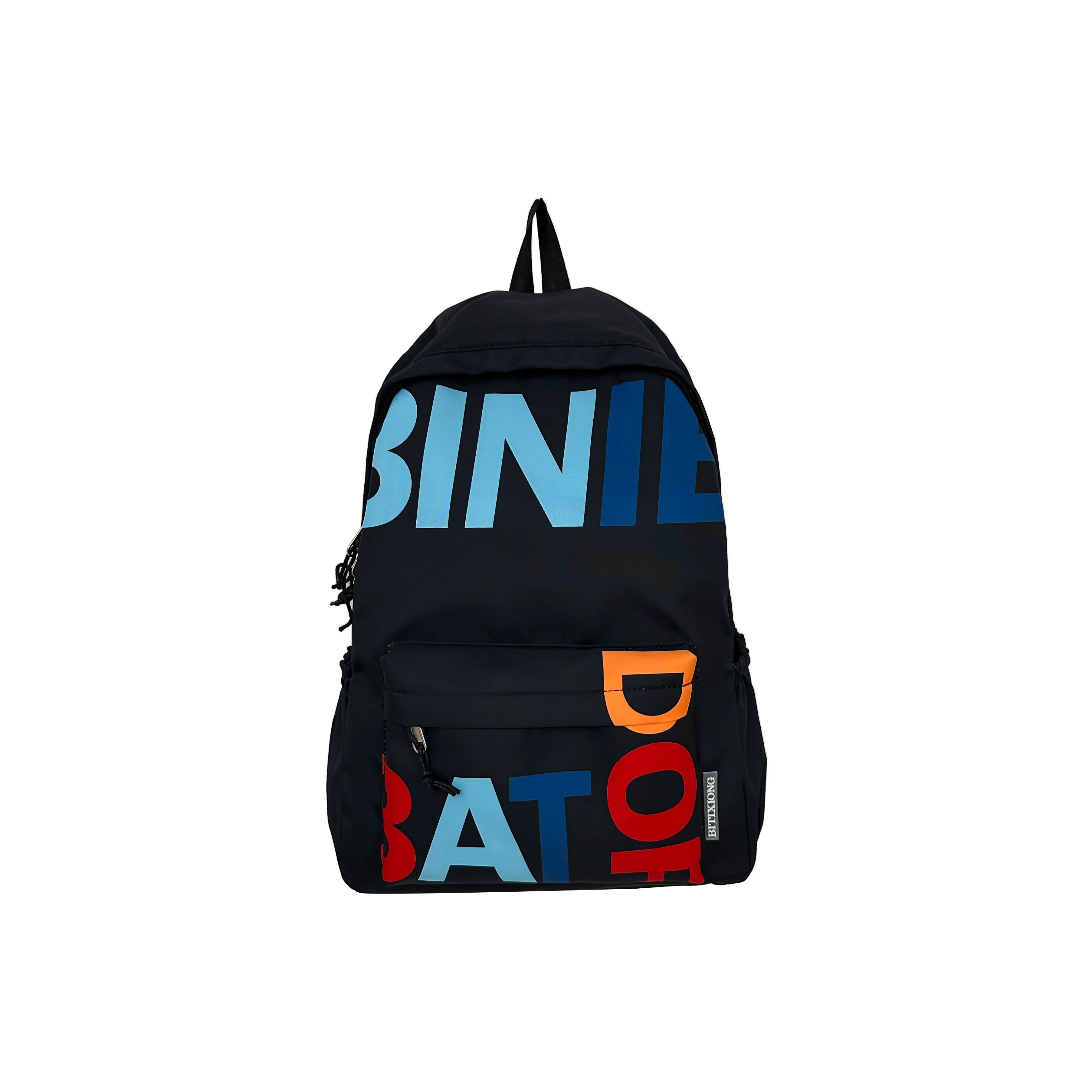 Kaka Tree Nylon Backpack Unisex Black/White