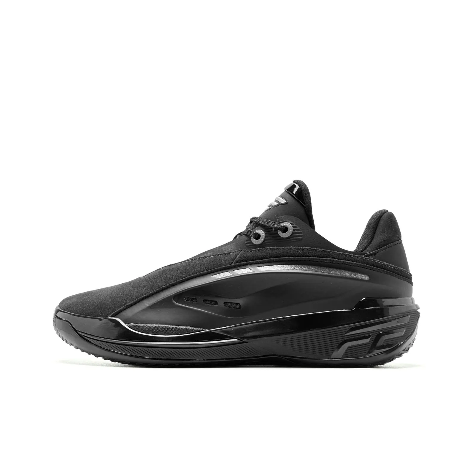 QIAODAN FE2.5 Basketball Shoes Men's Low Top Black/Lightning Gray