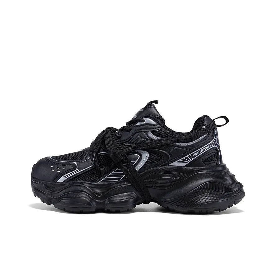 WARRIOR Chunky Sneakers Women's Low-Top Black