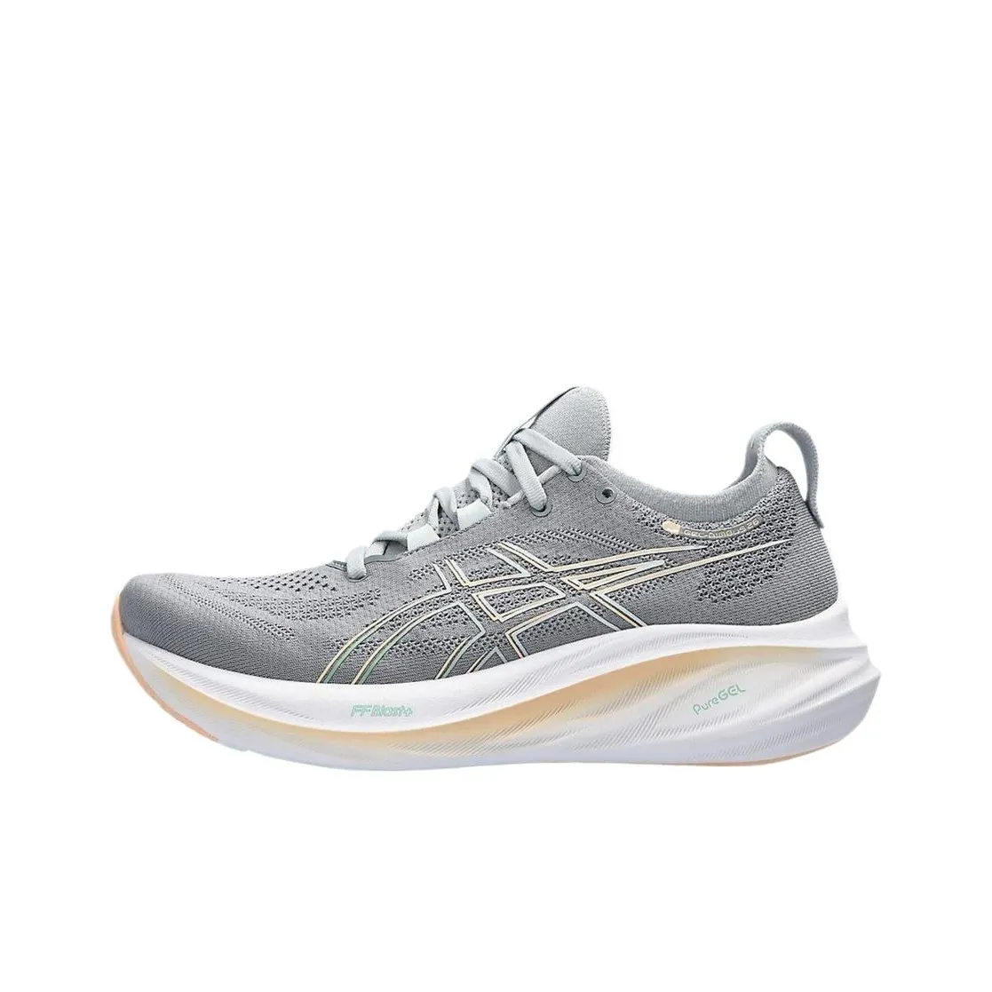 Asics Low Top Running Shoes Women's Gray
