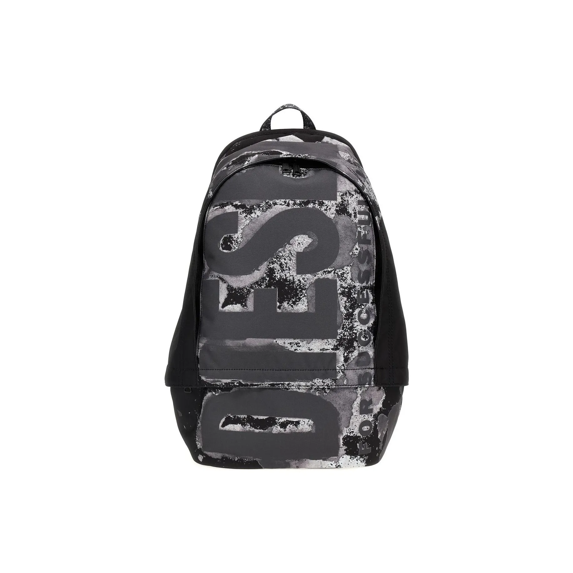 DIESEL Polyester Backpack Regular Men's Gray