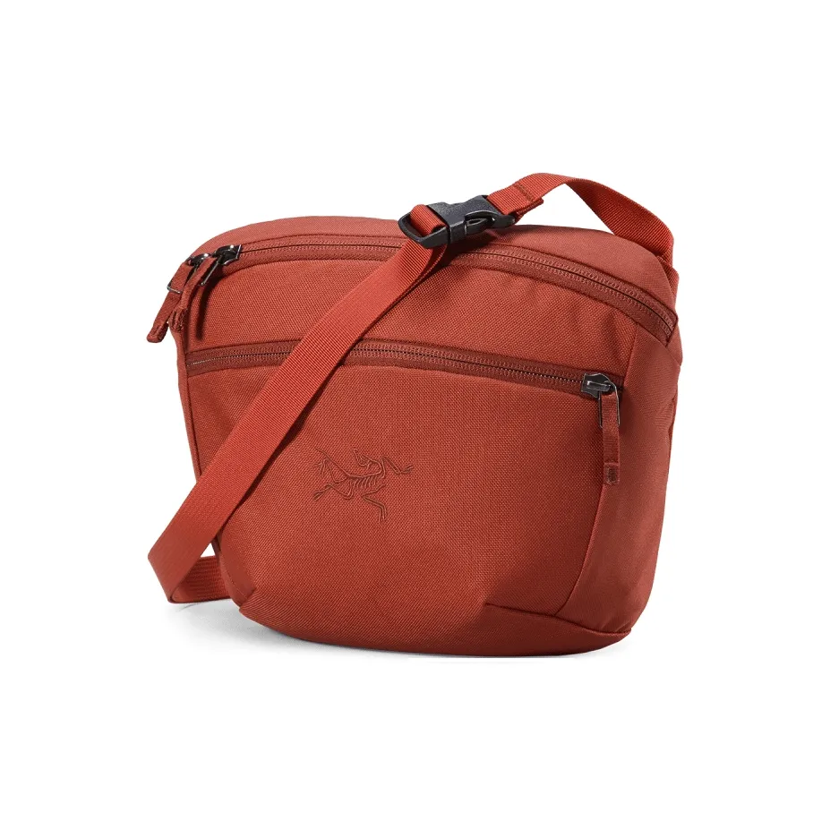 Arcteryx Mantis 2,5L Сумка через плечо Бананка Переработанный полиэстер Красный Унисекс