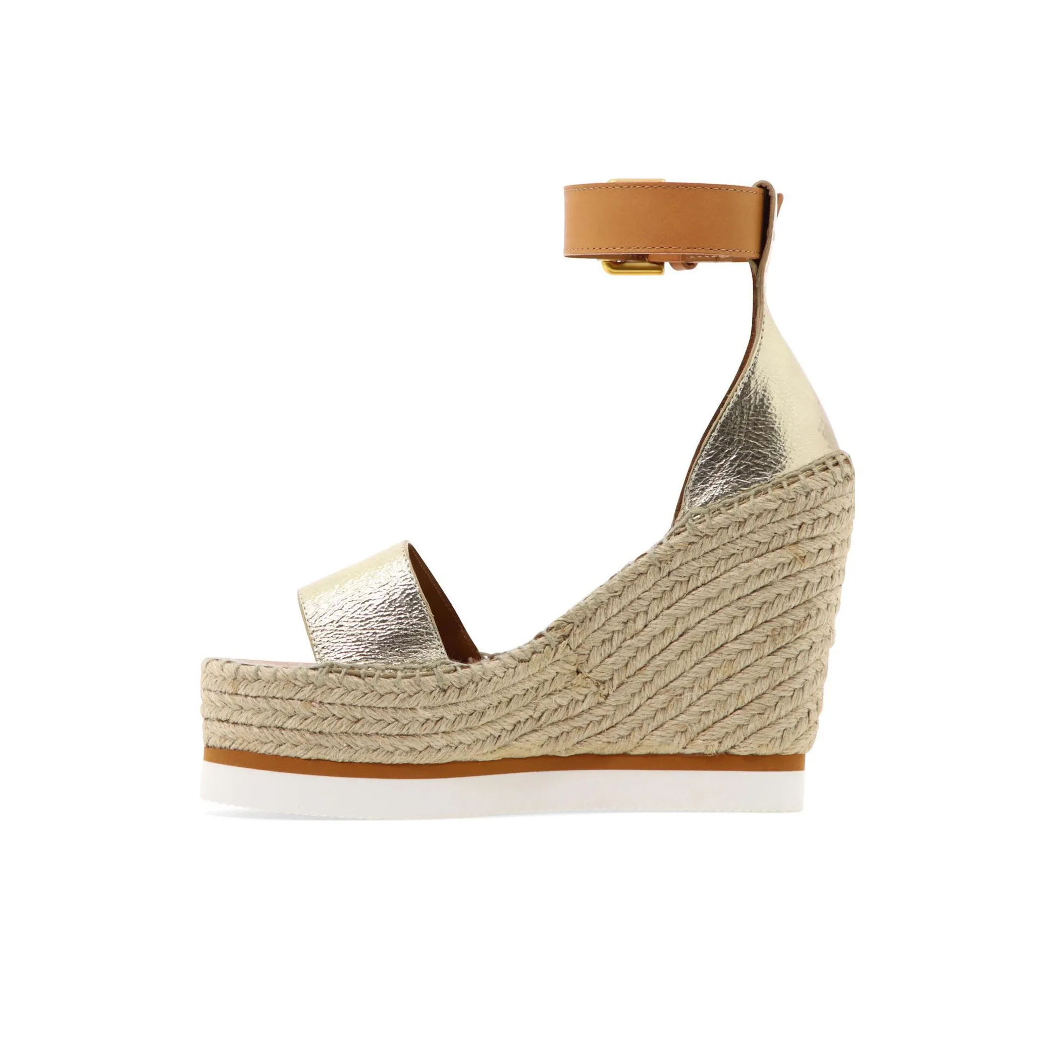 See By Chloe One Strap Sandals Women's Gold