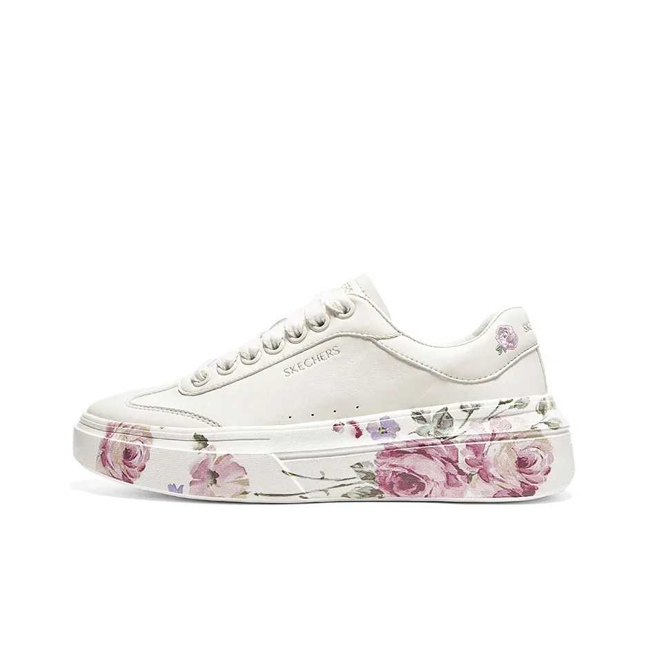 Skechers Cordova Classic Удобный Амортизация Износостойкие Низкие Кроссовки для скейтбординга Белый Розовый