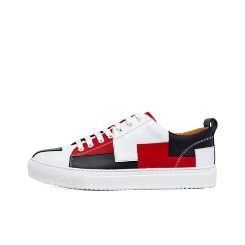 MASCAL Кроссовки для скейтбординга Low Top Белый и Красный Мужские