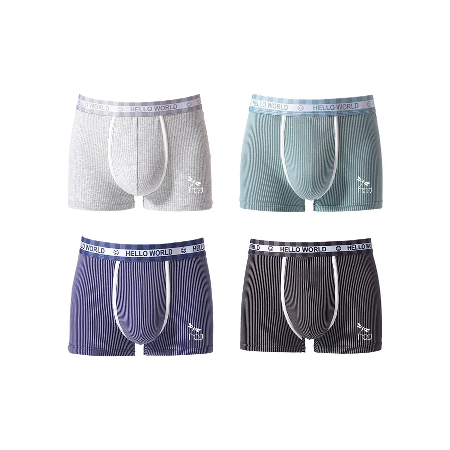 RED DRAGONFLY Cotton Panties Men's Box 4 Pack