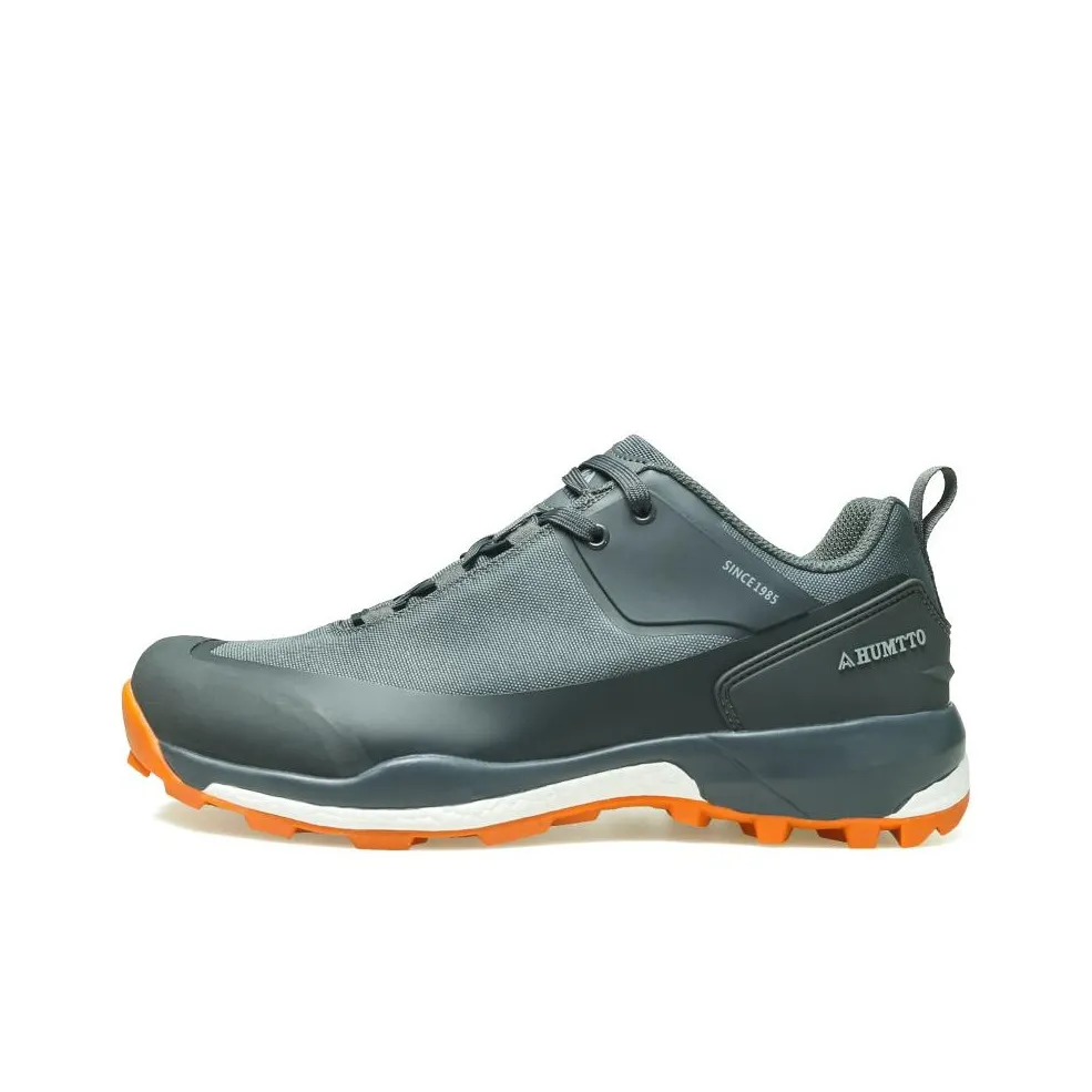 HUMTTO Lightweight Trail Running Cushioning Anti-Slip And Wear-Resistant Low-Top Outdoor Shoes Dark Gray
