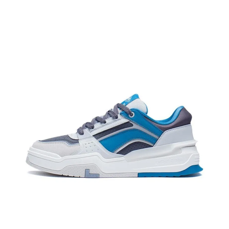 LiNing Samchen Canchun Low Top Skateboard Shoes Men's Blue Gray