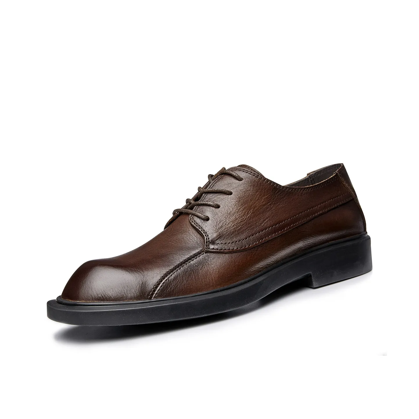 Brounvanm Dress Shoes Men's Low Top Coffee