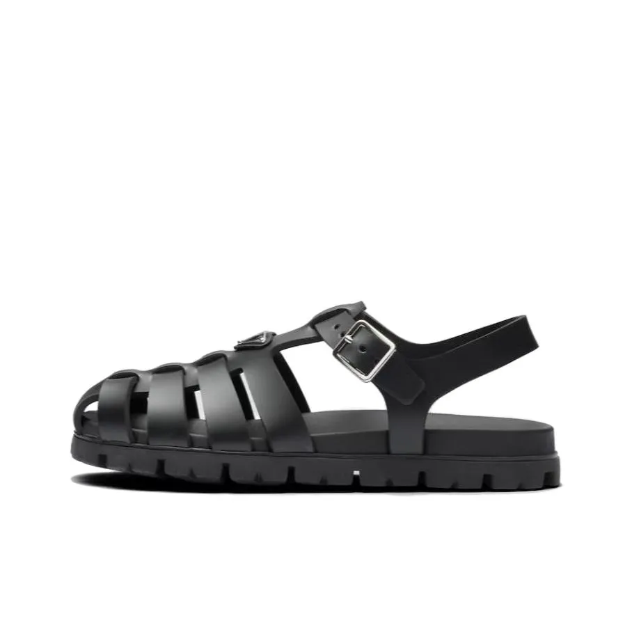 PRADA Roman Sandals Women's Black