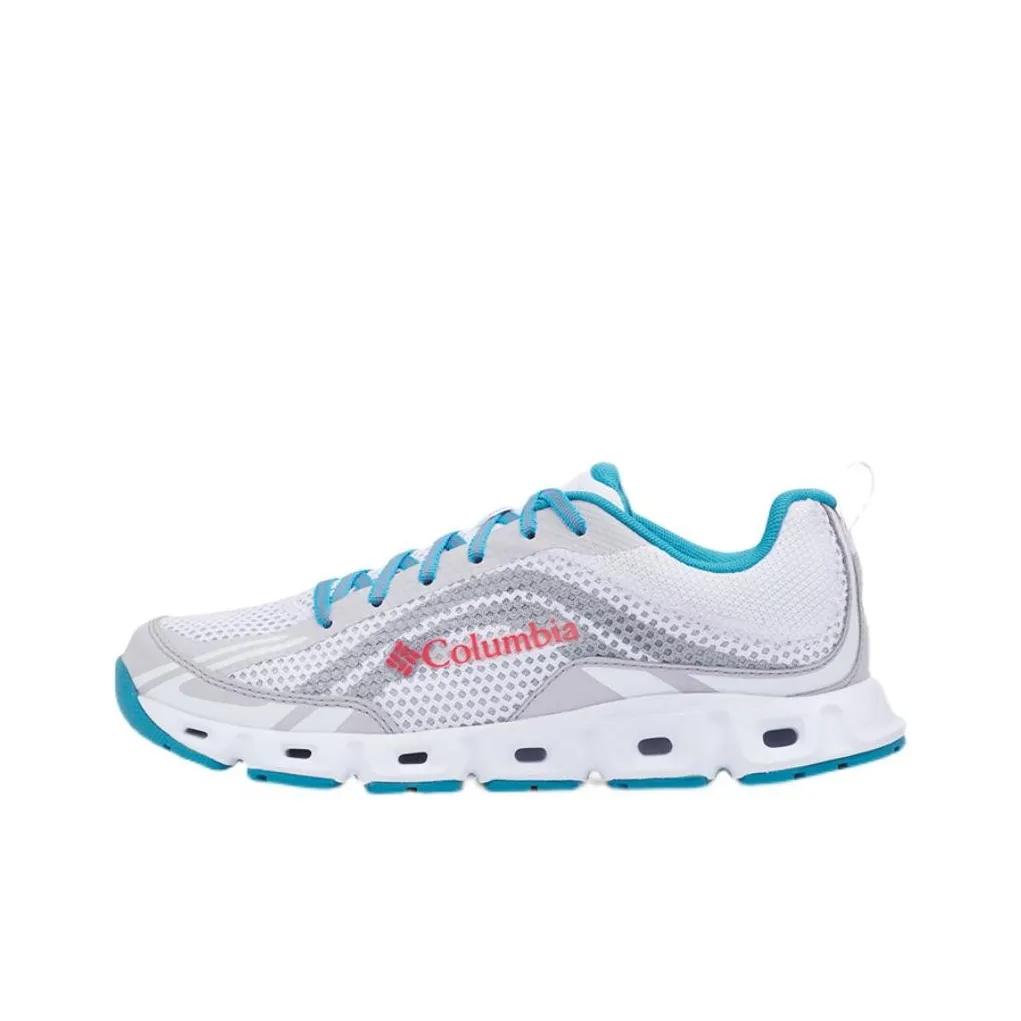 Columbia Cushioning Anti-Slip And Wear-Resistant Low-Top Outdoor Shoes Women's Gray Blue