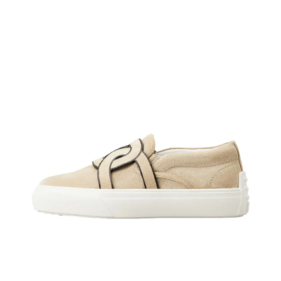 TOD'S Kate Round Toe Slip On Sneakers Women's