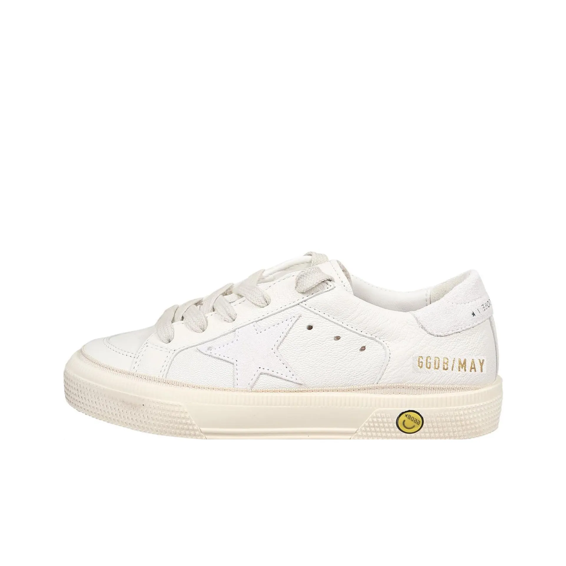 Golden Goose Kids Star-patch Leather Sneakers