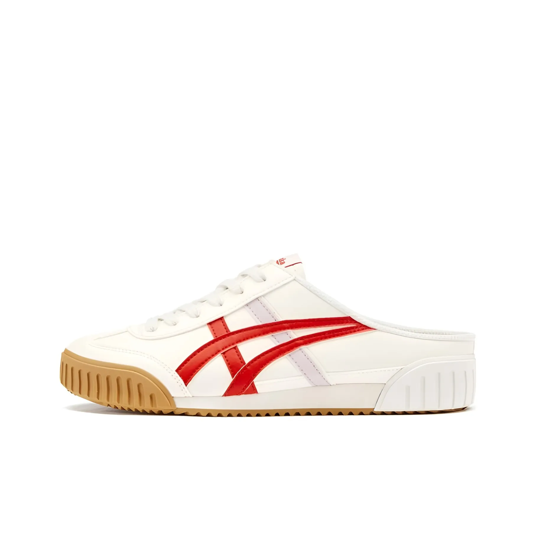 Onitsuka Tiger MACHUATION противоскользящие устойчивые к истиранию низкий топ кроссовки для скейтбординга унисекс белый красный