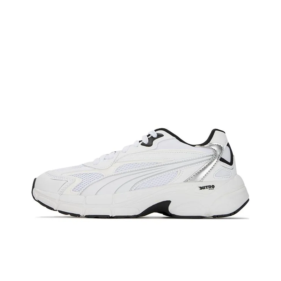 PUMA Teveris Nitro 'Metallic White Black' Women's