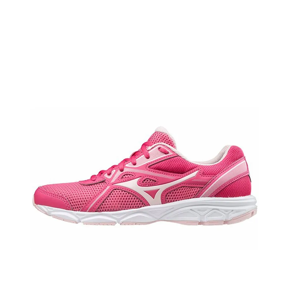 Mizuno Spark 5 Slip-Resistant Abrasion-Resistant Breathable Low-Top Rubber Sole EVA Running Shoes Women's Red Мицубо Спарк 5 Противоскользящий Устойчивый к Износу Дышащий Низкий Топ Резиновая Подошва ЭВА Беговые Кроссовки Женские Красный