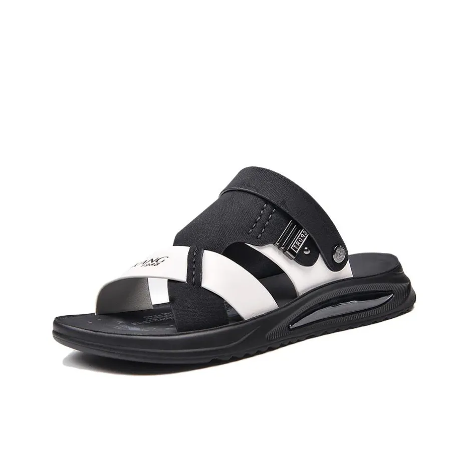 AOKANG Тапочки Beach Sandals Мужские Черные Оранжевые