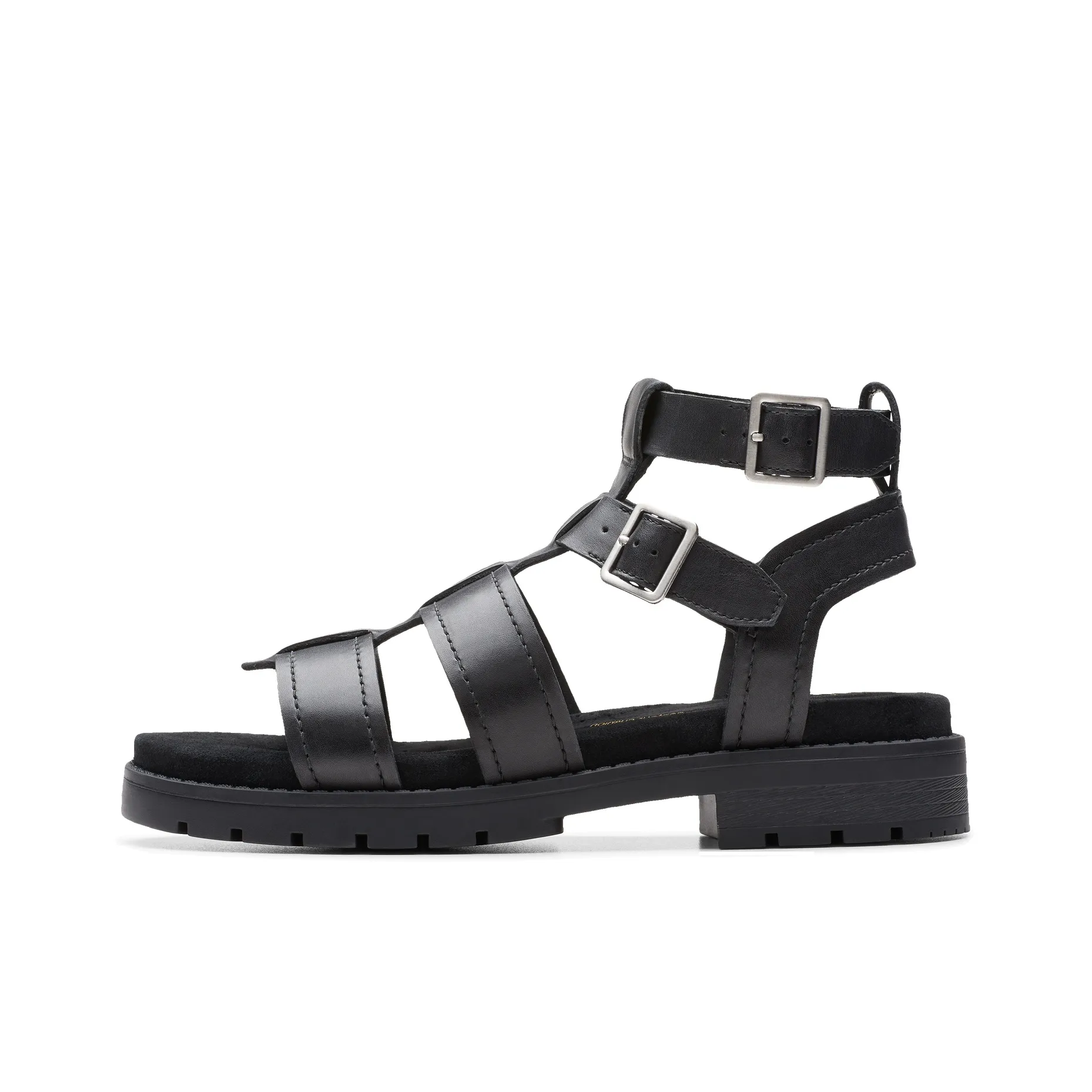 Clarks Roman Sandals Women's Black