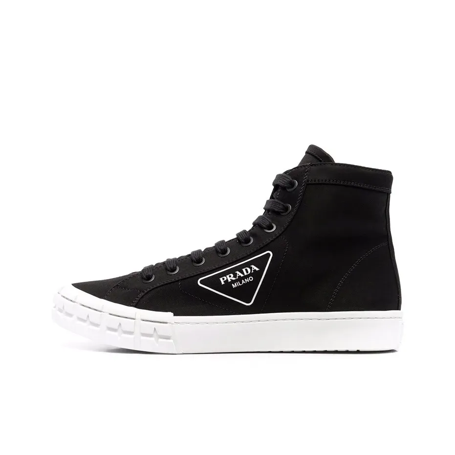 PRADA Stylish Skateboarding Shoes Men's Black