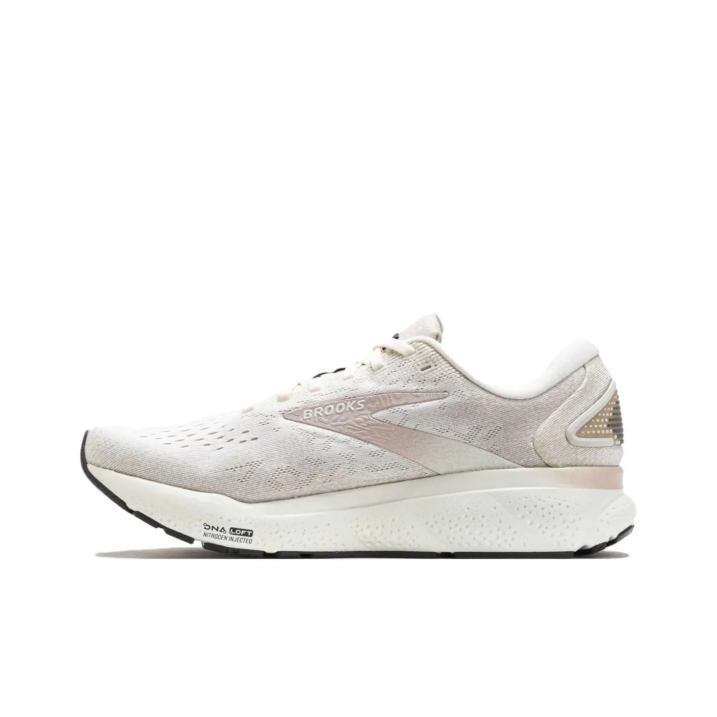 Brooks Slip-resistant Abrasion-resistant Low Top Casual Running Shoes Men's Milk White Брэдс Слип-резистентный устойчивый к истиранию низкий топ повседневные беговые кроссовки мужской молочно-белый