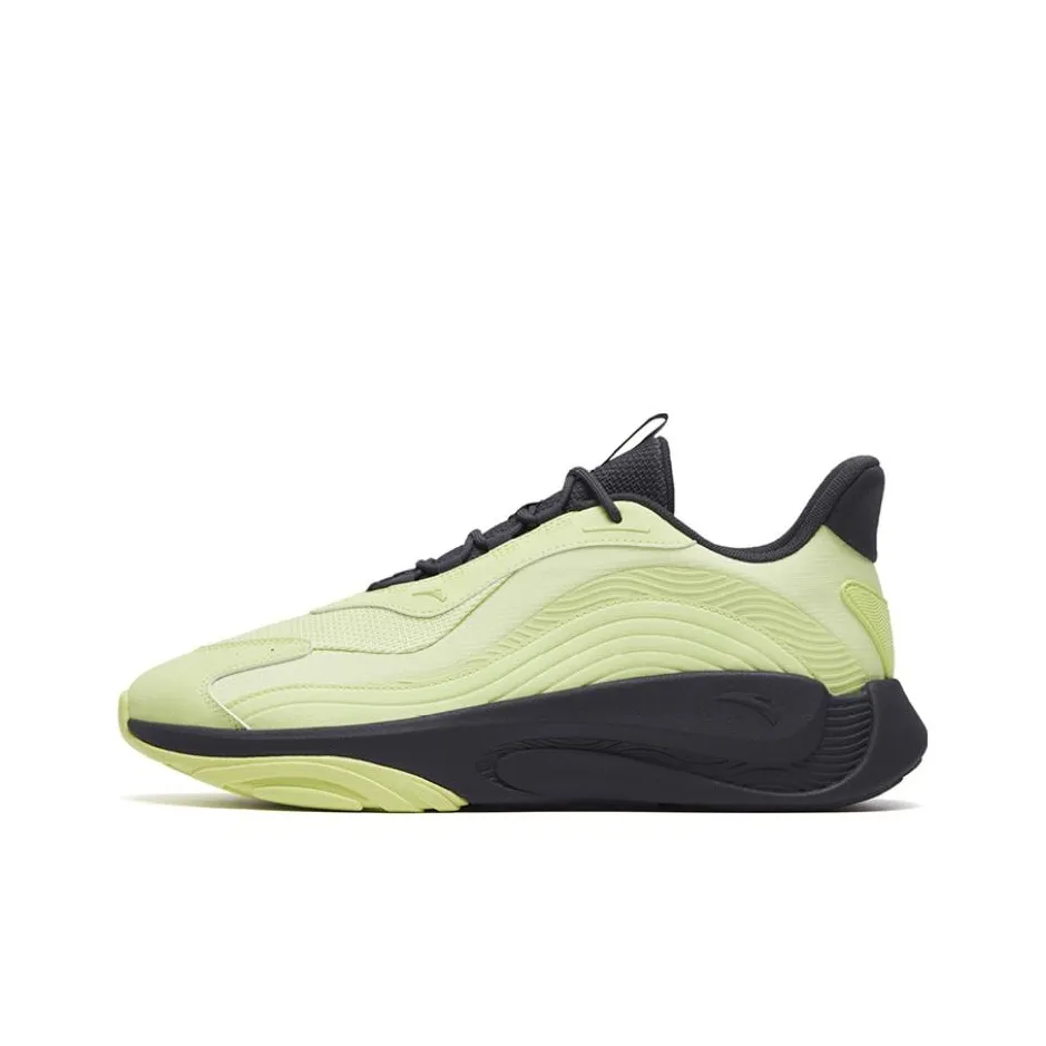 ANTA Амортизация Устойчивость к истиранию И устойчивые свойства Низкий топ Спортивная повседневная обувь Мужская Зеленый Угольный Серый