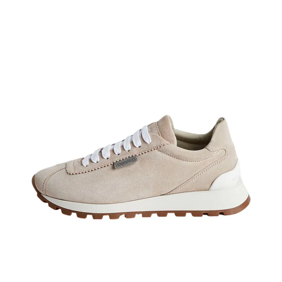 Brunello Cucinelli Monili-detail Suede Sneakers