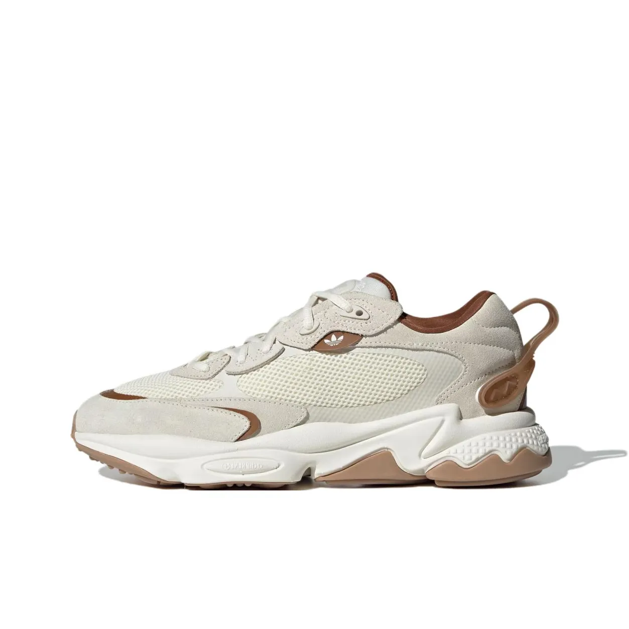 Adidas Originals Ozweego Slip-resistant Abrasion-resistant Low Top Footwear Slip-resistant Abrasion-resistant Unisex Beige White Brown