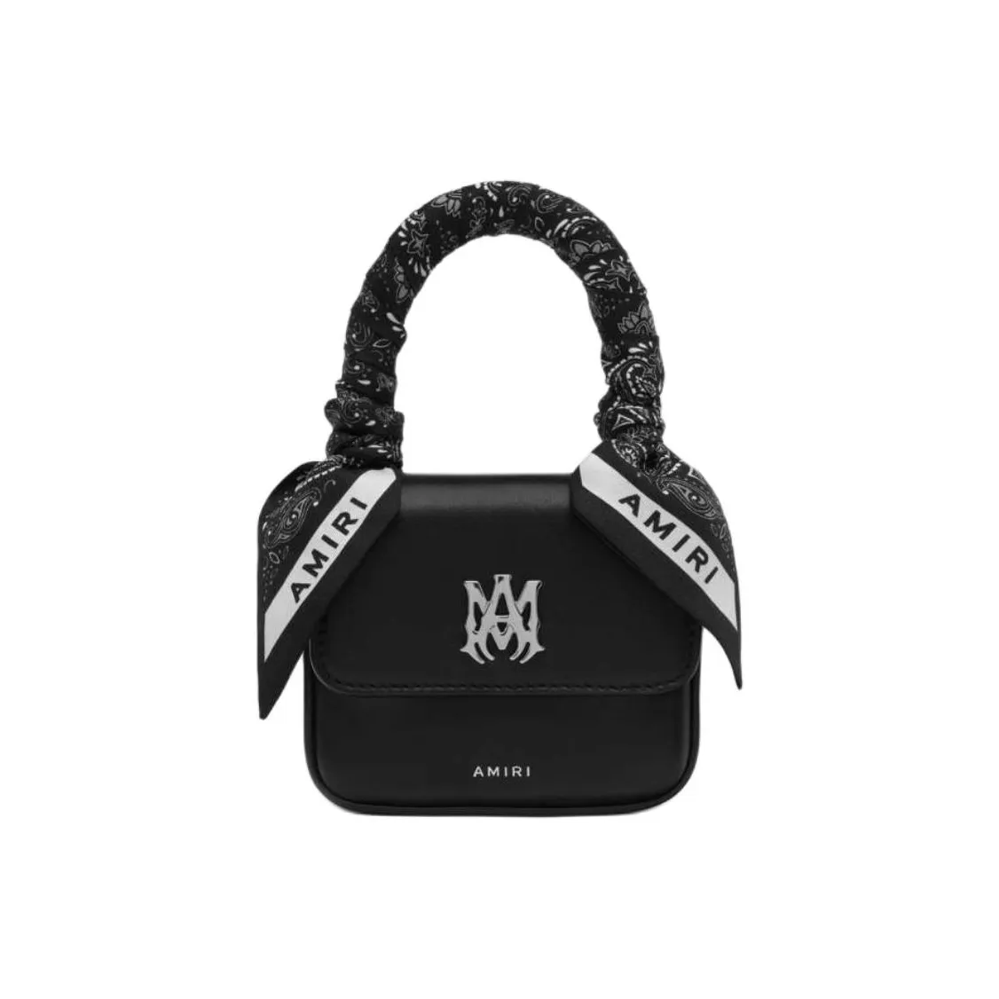 AMIRI Leather Shoulder Bag, Crossbody Bag, Handbag Regular Women's Black
