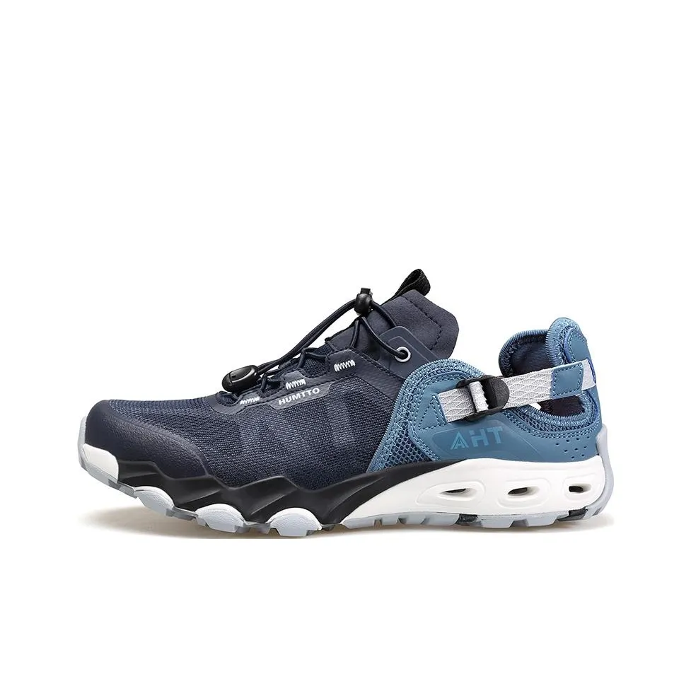 HUMTTO Slip Resistant, Abrasion Resistant, Quick Dry Low Top Outdoor Shoes Women's Teal Blue