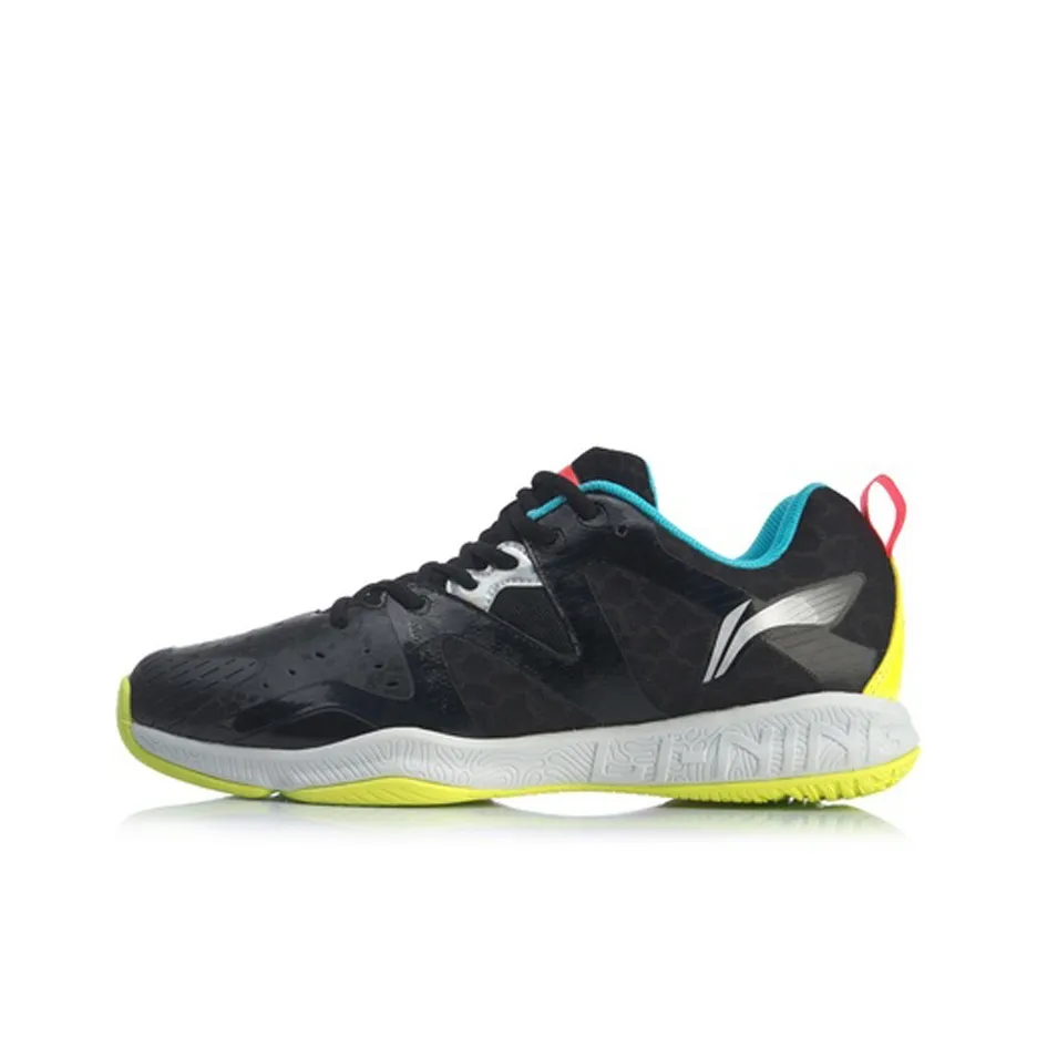 Подкладка Легкий и Дышащий Низкий Топ Бадминтон Обувь Унисекс Стандартный Черный