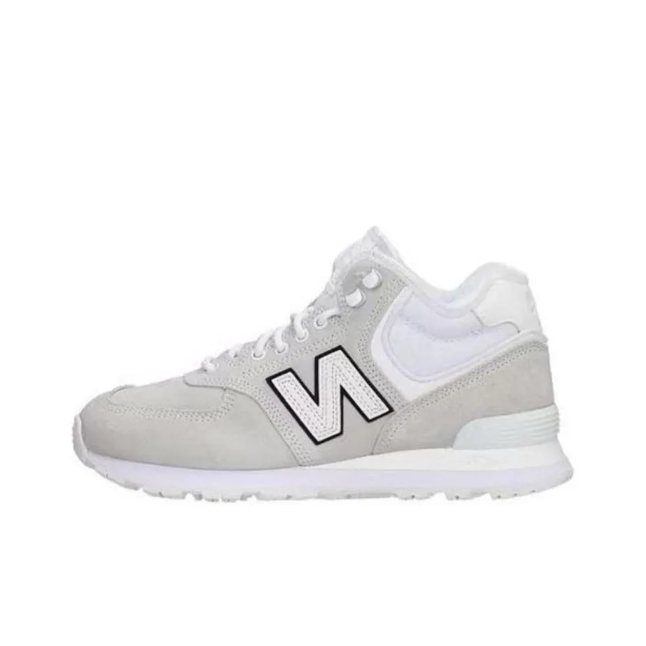 New Balance NB 574 Durable Breathable Low Top Casual Shoes Men's Gray White