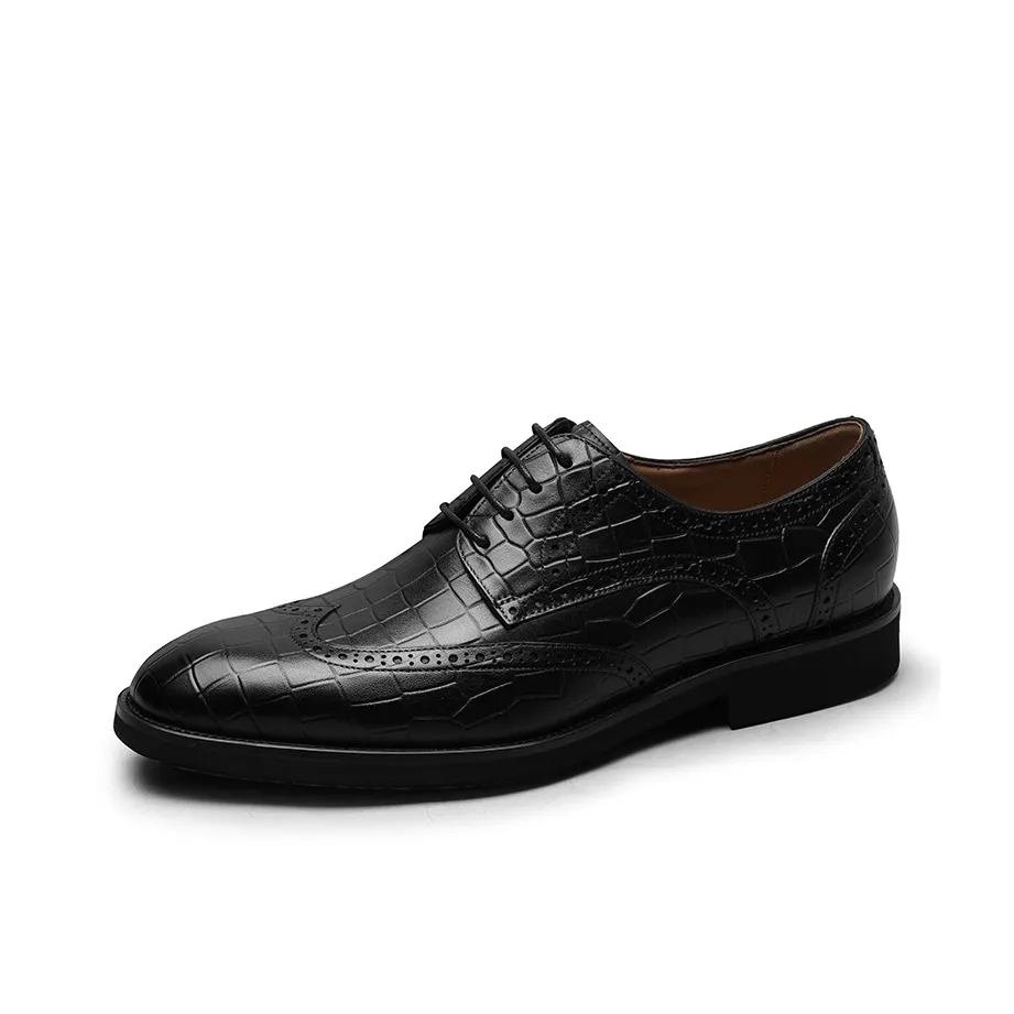 GOLDLION Dress Shoes Men's Black