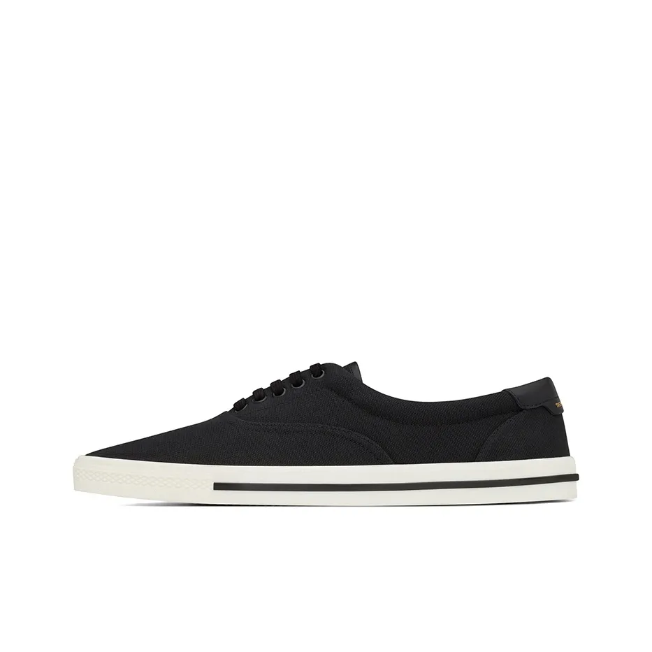 SAINT LAURENT Low Top Stylish Skateboarding Shoes Men's Black
