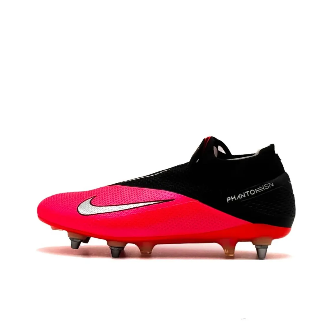 Nike PHANTOM VSN 2 Anti Slip Wear Resistant Soccer Shoes Men's Red Black