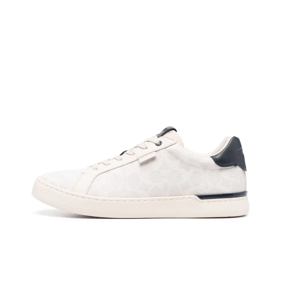 COACH Lightweight Cushioning Support Low top Skateboard Shoes Men's Beige
