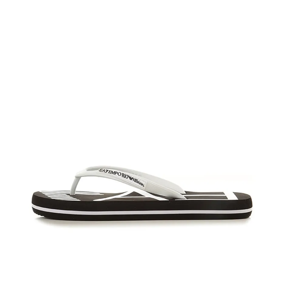 Ea7 EMPORIO ARMANI Logo-print Flat Flip Flops