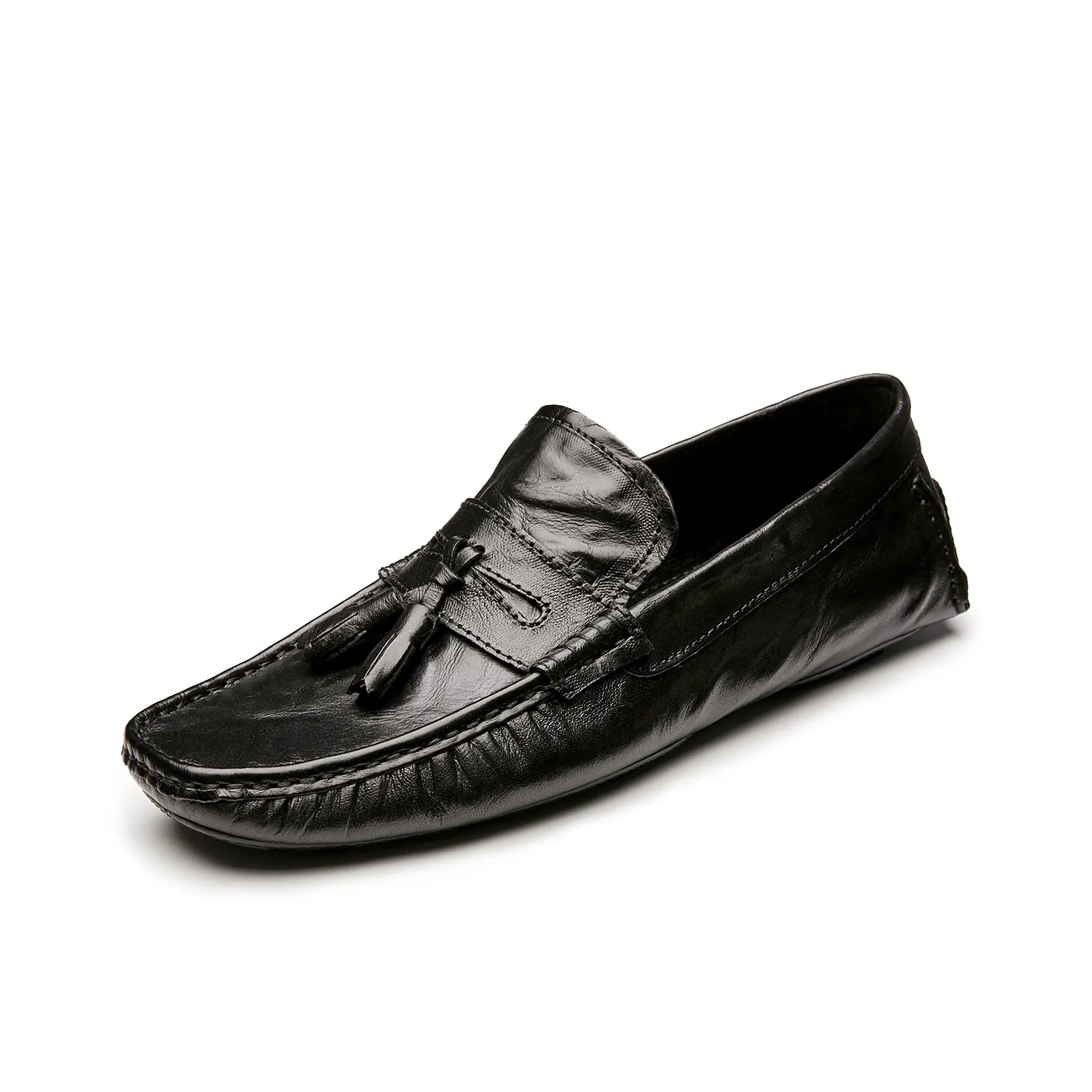 Brounvanm Men's Casual Shoes Men's Low Top Black/Brown
